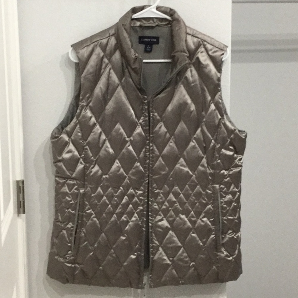 Metallic Silver Vest